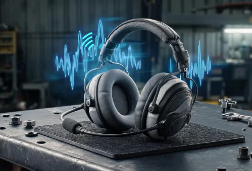 Wearable hearing protection communication headset