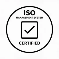 ISO management badge
